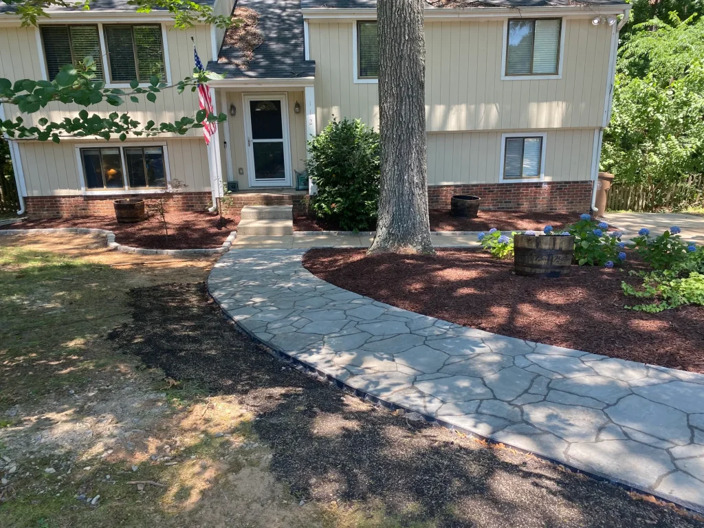 outdoor walking path